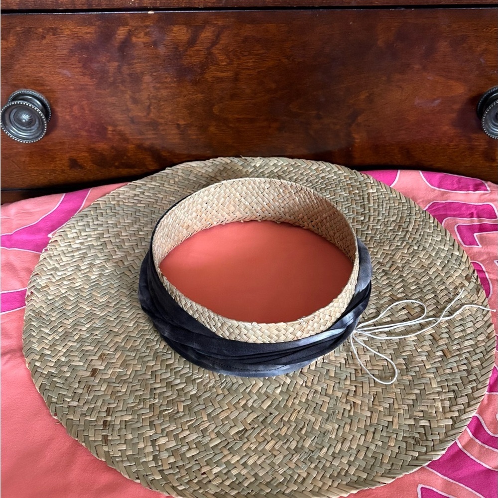 👒 Piko’ole Papale Hawaiian Crownless Hat (Full Brim) (Hat wrap is not included)